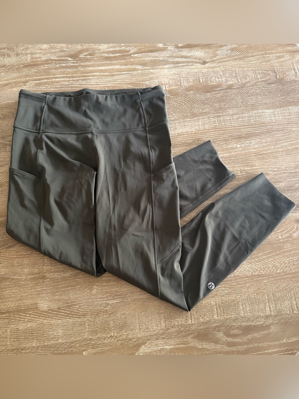 Lululemon High-Rise Pocket Leggings in Brown